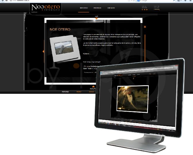 Noe Otero — Branding · Tarjeta · Sitio web